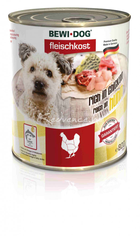 Bewi-Dog Színhús tyúkhúsban gazdag konzerv 800 gr Bewi-Dog Színhús tyúkhúsban gazdag konzerv 800 gr