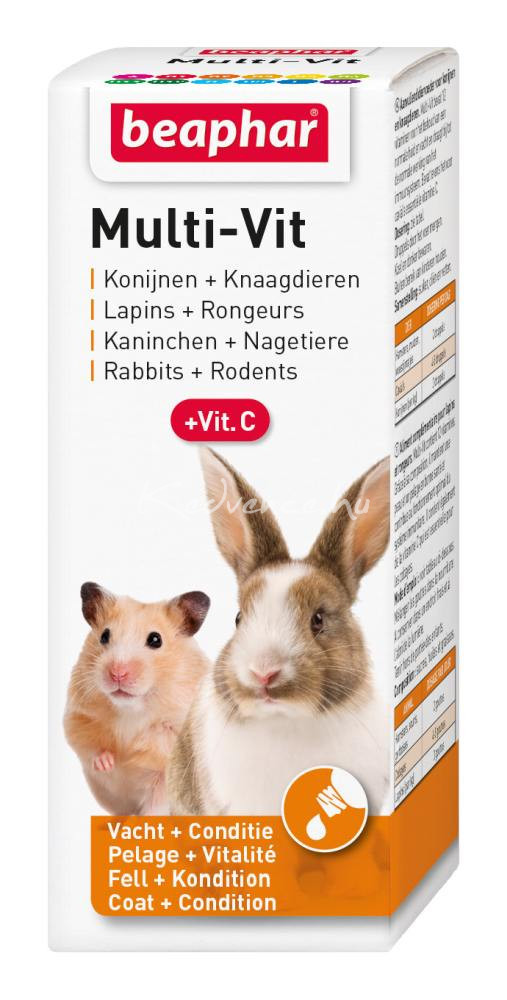 Beaphar Multi-Vitamin Kisemlősöknek 50ml Beaphar Multi-Vitamin Kisemlősöknek 50ml